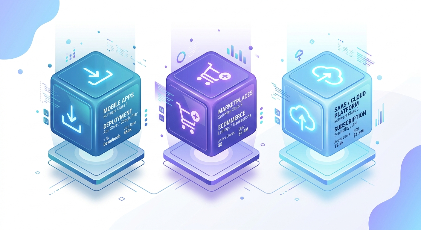Визуализация трех классов МКТУ для IT-продуктов: 9, 35 и 42 классы.